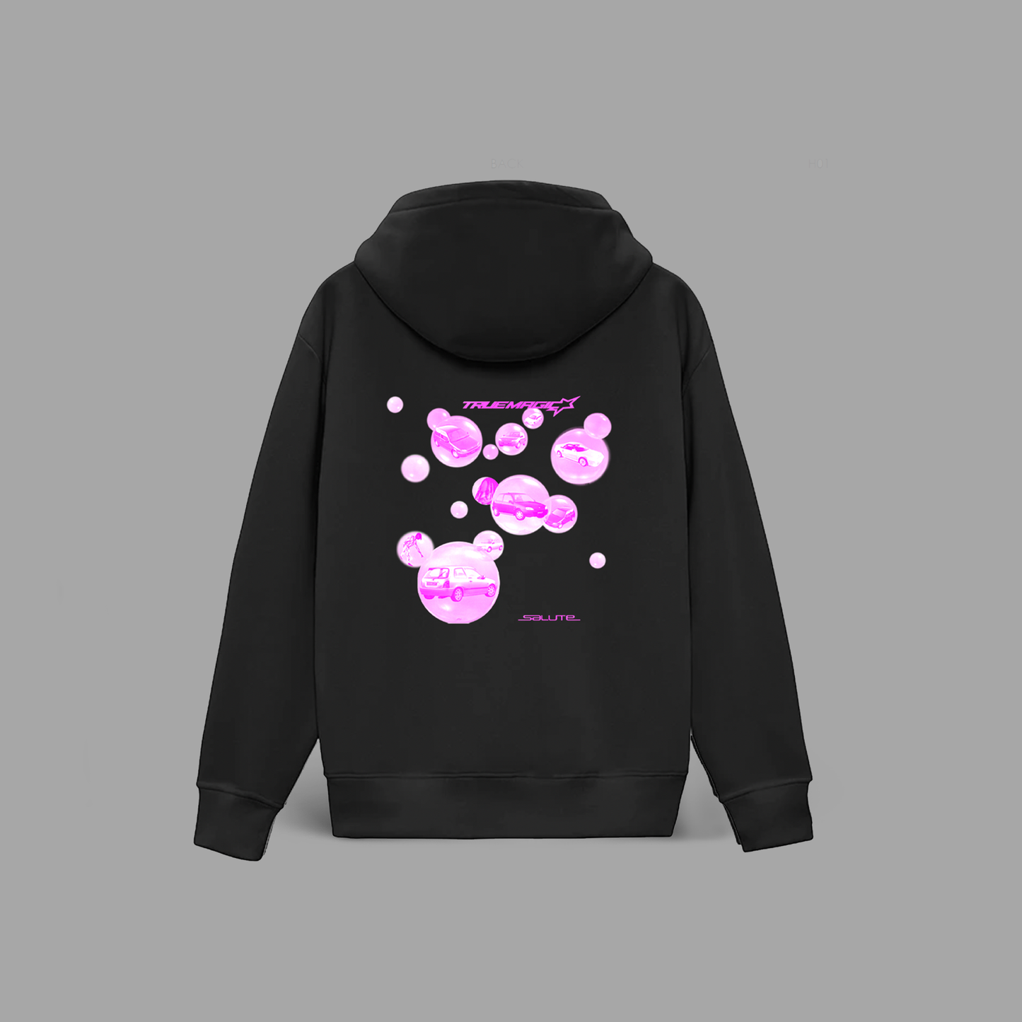 Bubble Black Hoodie